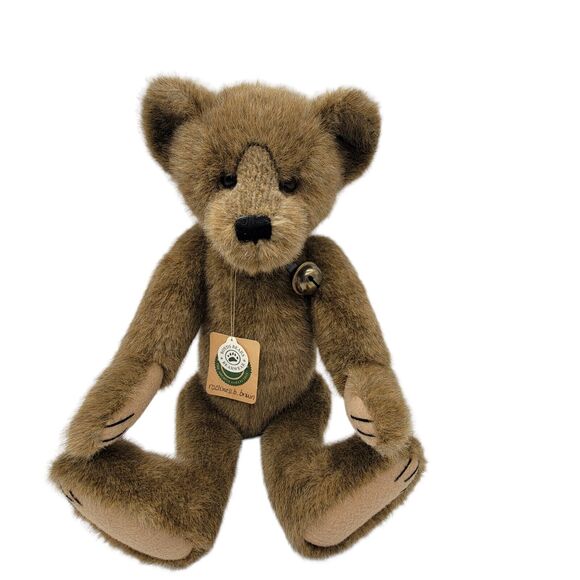 Boyds Bear ROCKWELL B. BRUIN w/Bell Collar Tags 1990 The Archive Collection